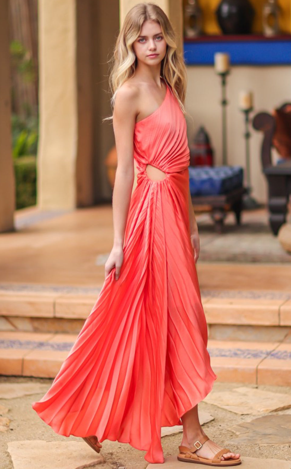 Light Tangerine Dress
