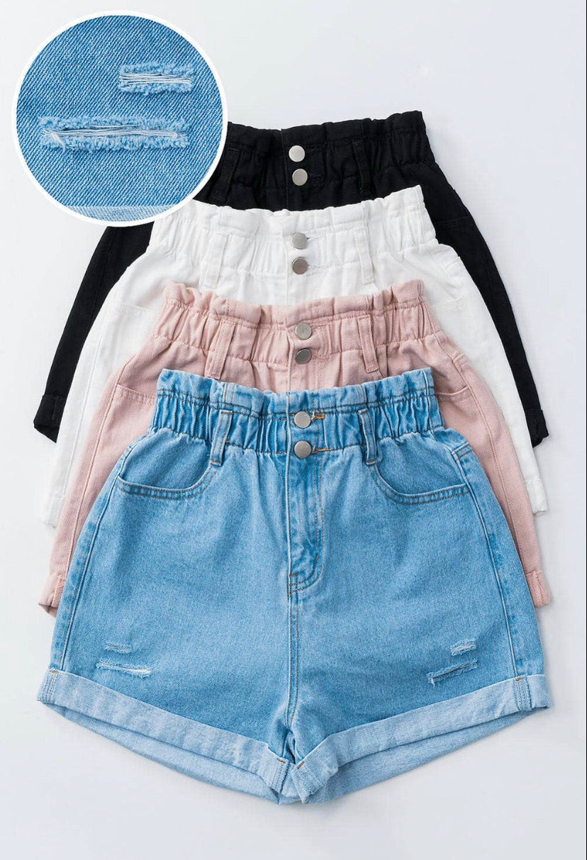 Vintage Distressed Shorts