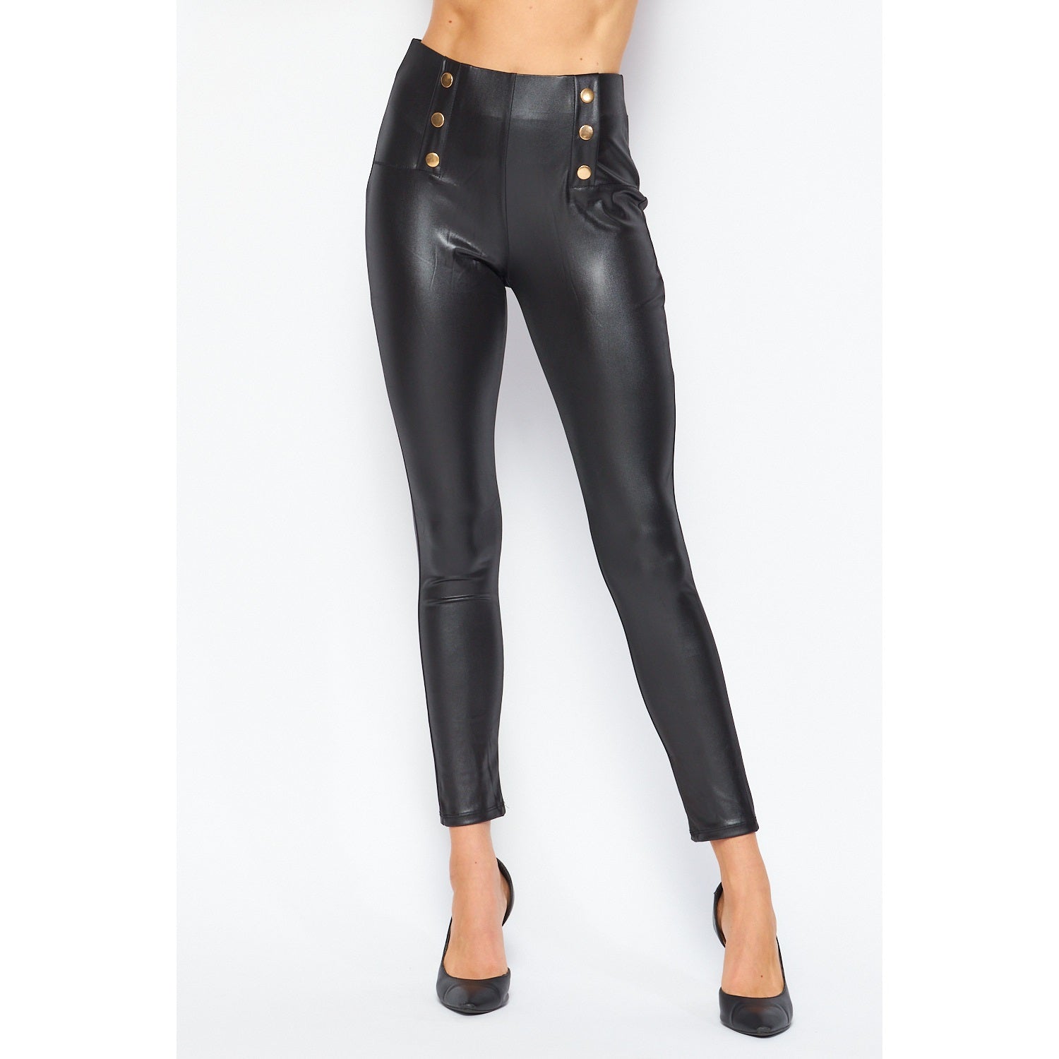 Camel Fleece Lined Faux Leather Leggings – ThePinkBoutique