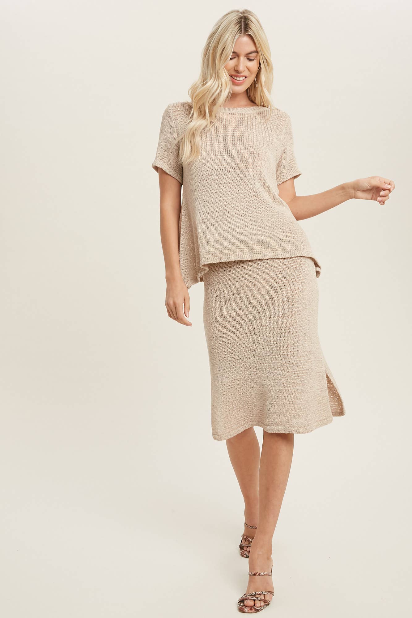 LIGHT WEIGHT KNIT LOUNGE SET