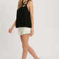 CAGED NECK TANK TOP