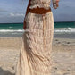 Beach Ready Sheer Skirt and Halter Top