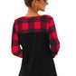 Cozy Chic Plaid Patchwork Top