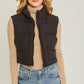 Puffer Vest With Pockets-ON LINE ONLY