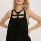 CAGED NECK TANK TOP