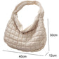 Beige Quilted Zipper Large Jennie  Shoulder Bag