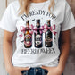 Halloween Coquette, Halloween Beer Graphic Tee