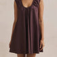 Polka Dot Sleeveless A-Line Dress
