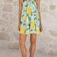Polka Dot Sleeveless A-Line Dress