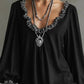Ruffled Long-Sleeve Casual  Dress