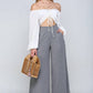 Smocked WAIST BEND GAUCHO PANTS