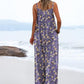 ON LINE ONLY- YESNO Women's Summer Boho Casual Jumpsuits Wide Leg Overalls Floral Print Baggy Rompers with Pockets XL PZZCR 377