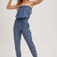 ACID WASH TUBE JUMPSUIT