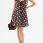 Polka Dot Sleeveless A-Line Dress