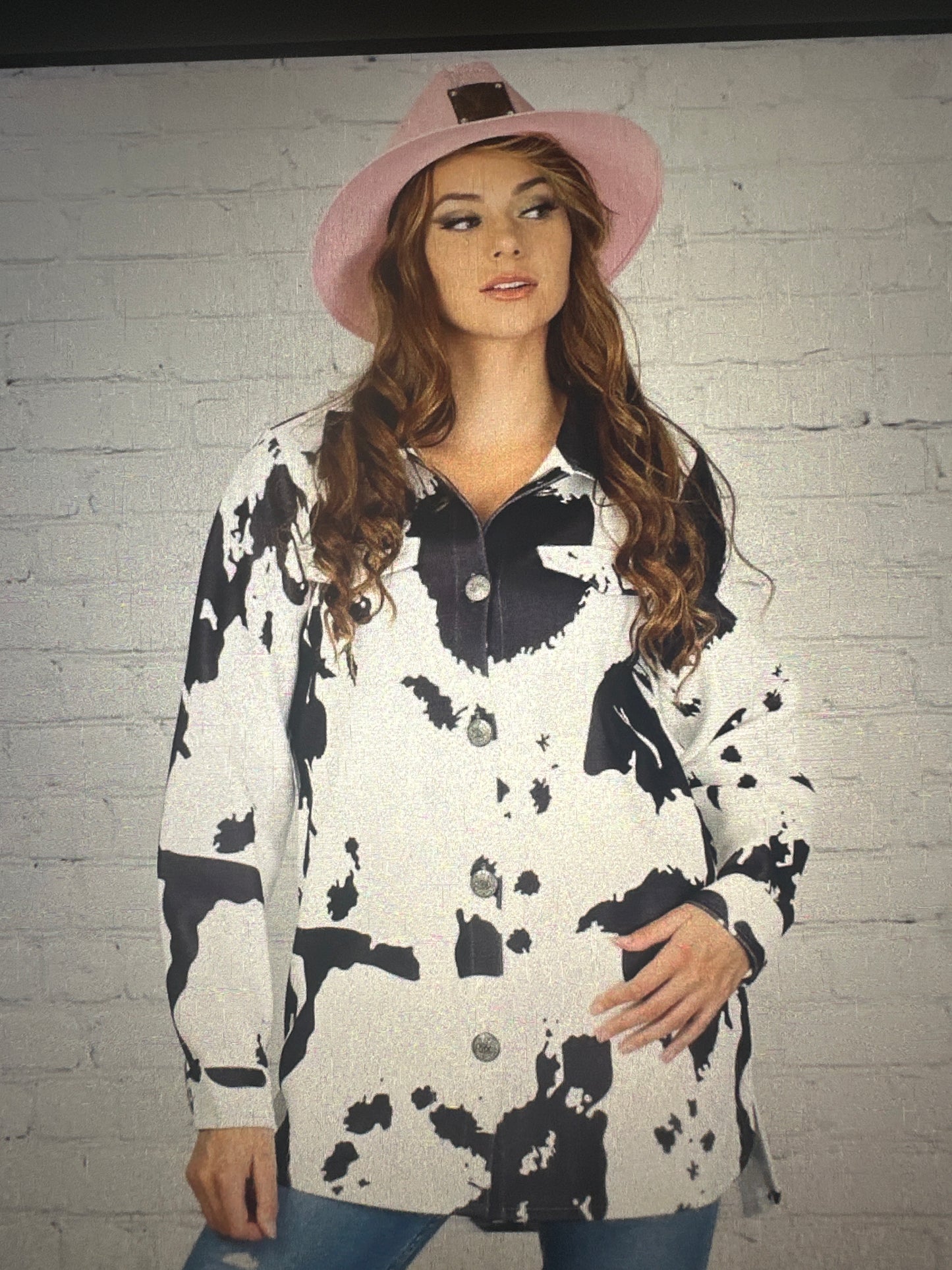 Cow print Shacket