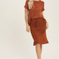LIGHT WEIGHT KNIT LOUNGE SET