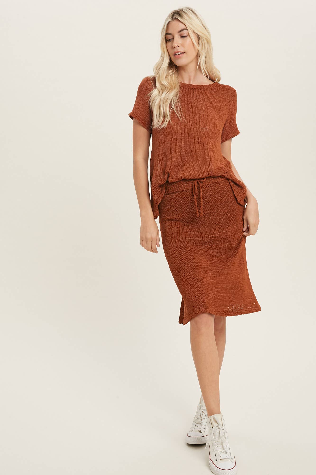 LIGHT WEIGHT KNIT LOUNGE SET
