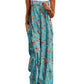 ON LINE ONLY- YESNO Women's Summer Boho Casual Jumpsuits Wide Leg Overalls Floral Print Baggy Rompers with Pockets XL PZZCR 377