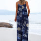 ON LINE ONLY- YESNO Women's Summer Boho Casual Jumpsuits Wide Leg Overalls Floral Print Baggy Rompers with Pockets XL PZZCR 377