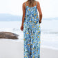 ON LINE ONLY- YESNO Women's Summer Boho Casual Jumpsuits Wide Leg Overalls Floral Print Baggy Rompers with Pockets XL PZZCR 377