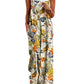 ON LINE ONLY- YESNO Women's Summer Boho Casual Jumpsuits Wide Leg Overalls Floral Print Baggy Rompers with Pockets XL PZZCR 377