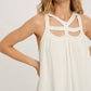 CAGED NECK TANK TOP