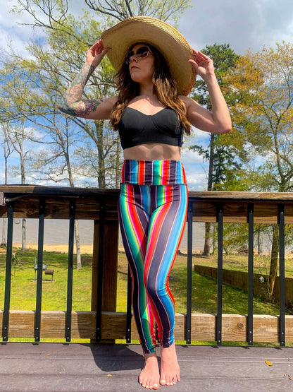 Sexy Serape Activewear Leggings