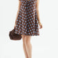Polka Dot Sleeveless A-Line Dress