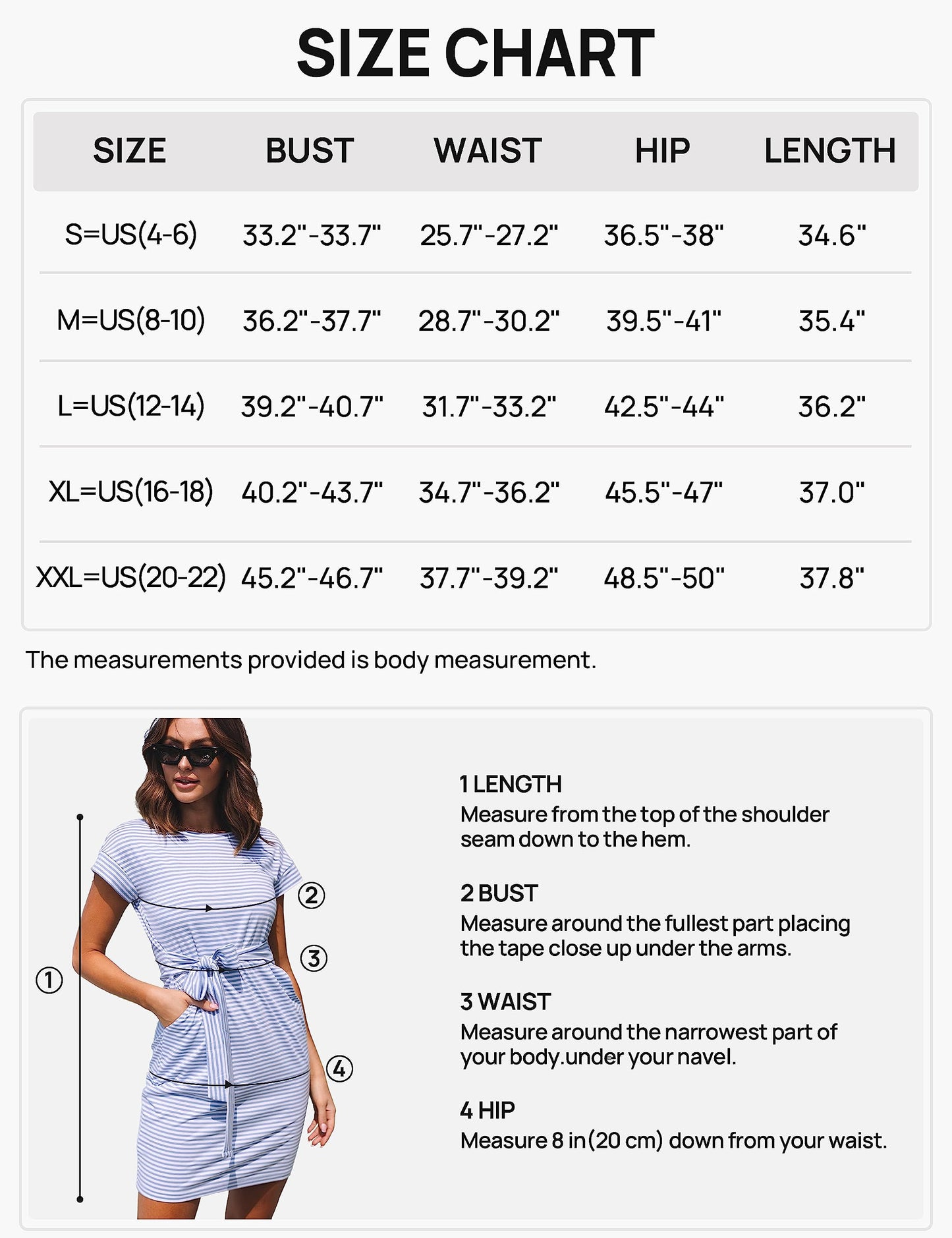 ON LINE ONLY- MEROKEETY Women's Summer Striped Short Sleeve T Shirt Dress Casual Tie Waist Midi Dress, Blue, M