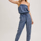 ACID WASH TUBE JUMPSUIT
