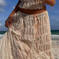 Beach Ready Sheer Skirt and Halter Top