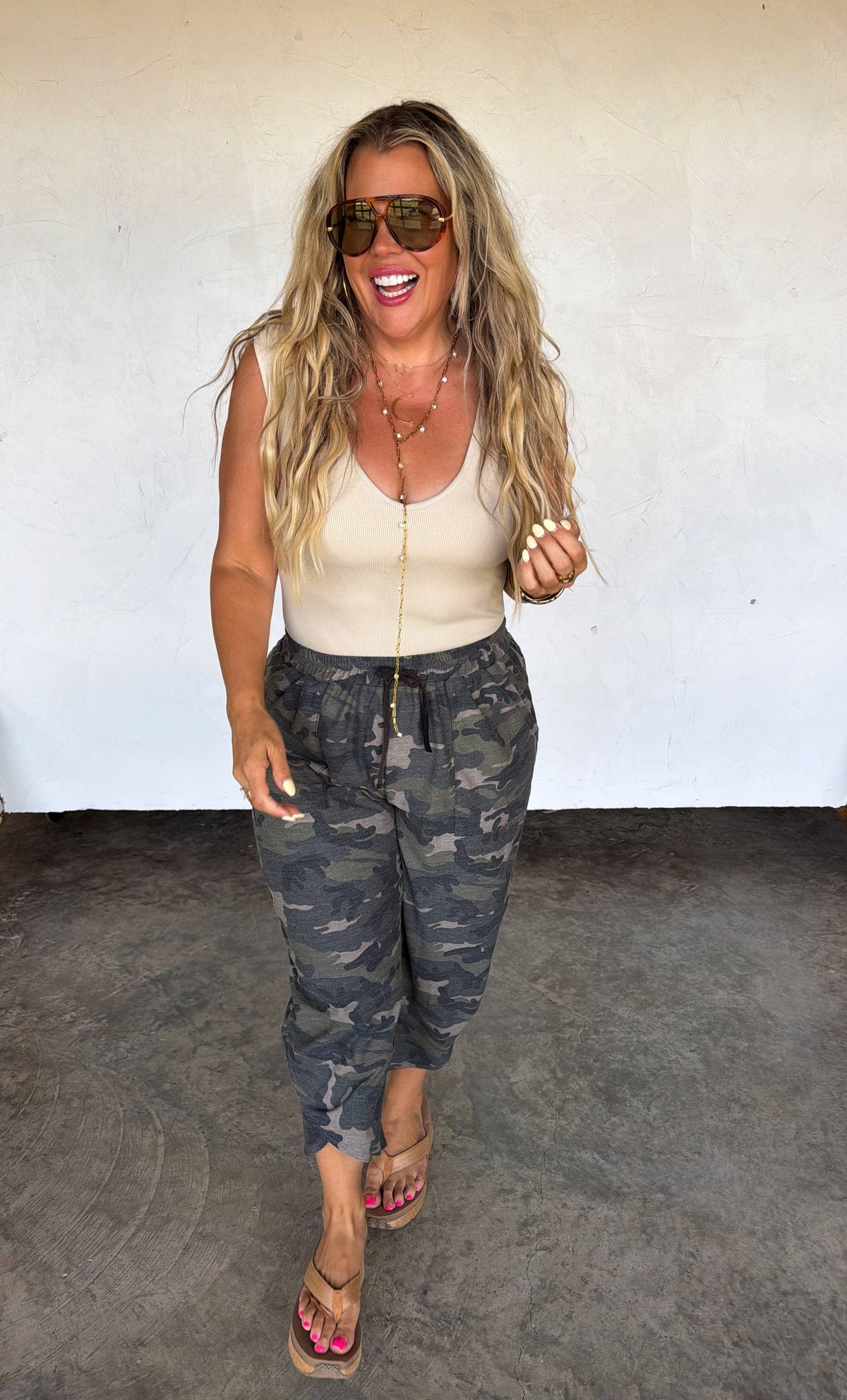 KEATON TERRY CAMO PANTS