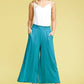 Smocked WAIST BEND GAUCHO PANTS