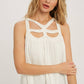 CAGED NECK TANK TOP