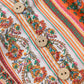 Bohemian Floral Print Buttoned V Neck Ruffle Tiered Dress