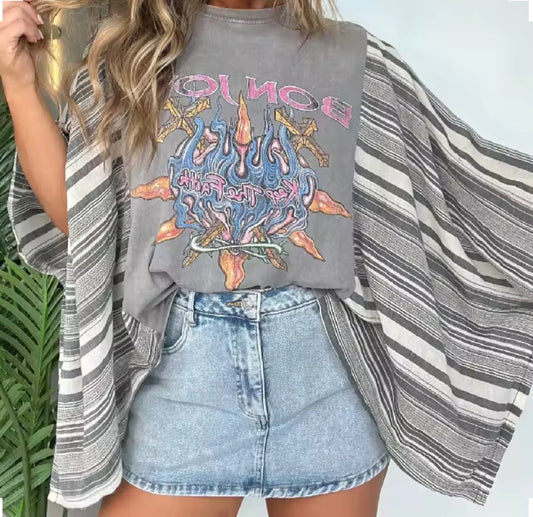 Batwing Bon Jovi Top