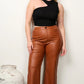 Plus size snake print pants