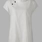 Celmia Fashion Women Blouses 2024 Summer Cotton Linen Blusas Mujer Stylish White Shirt Elegant Short Sleeve Tunics Lightweight