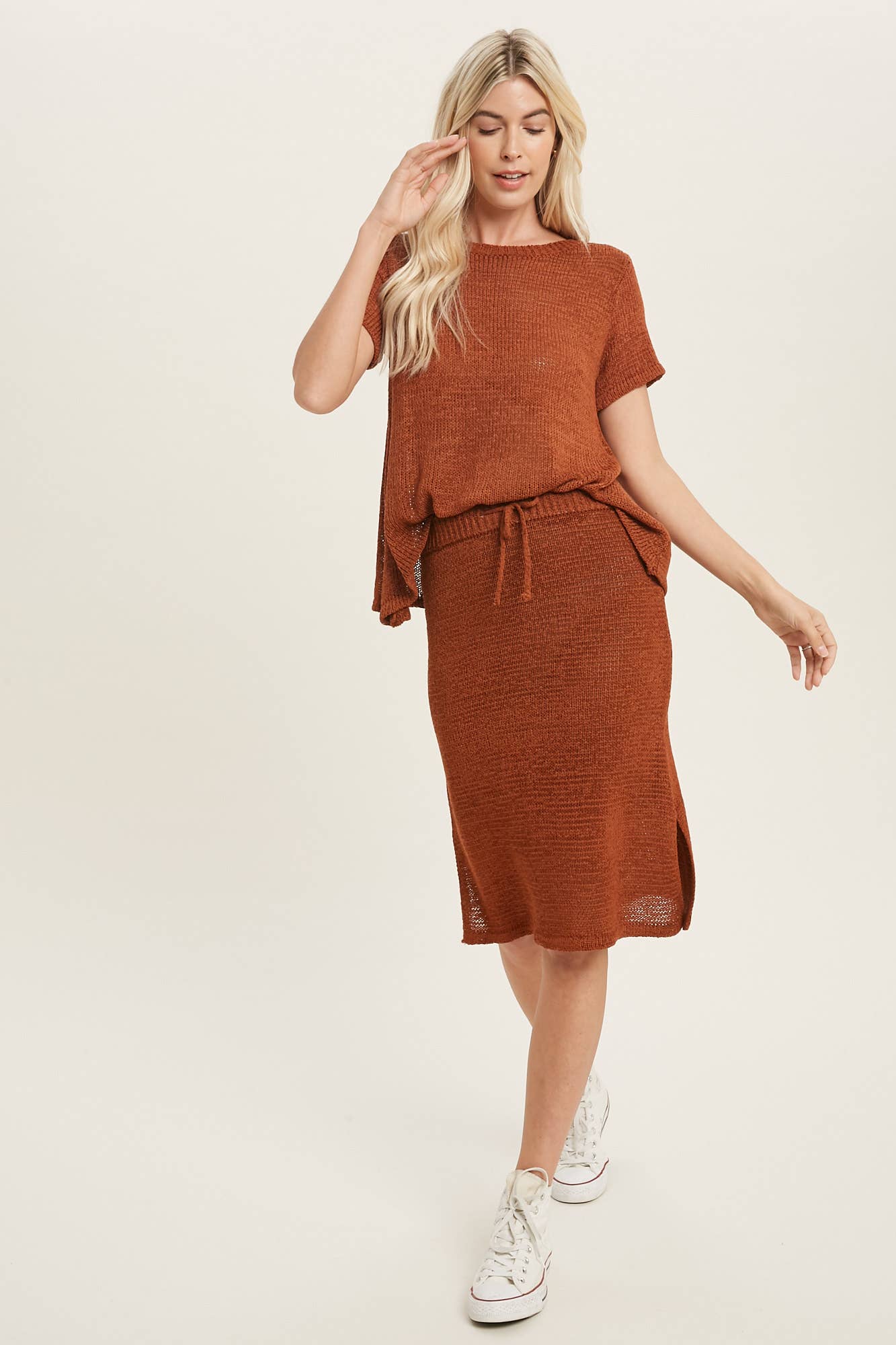 LIGHT WEIGHT KNIT LOUNGE SET