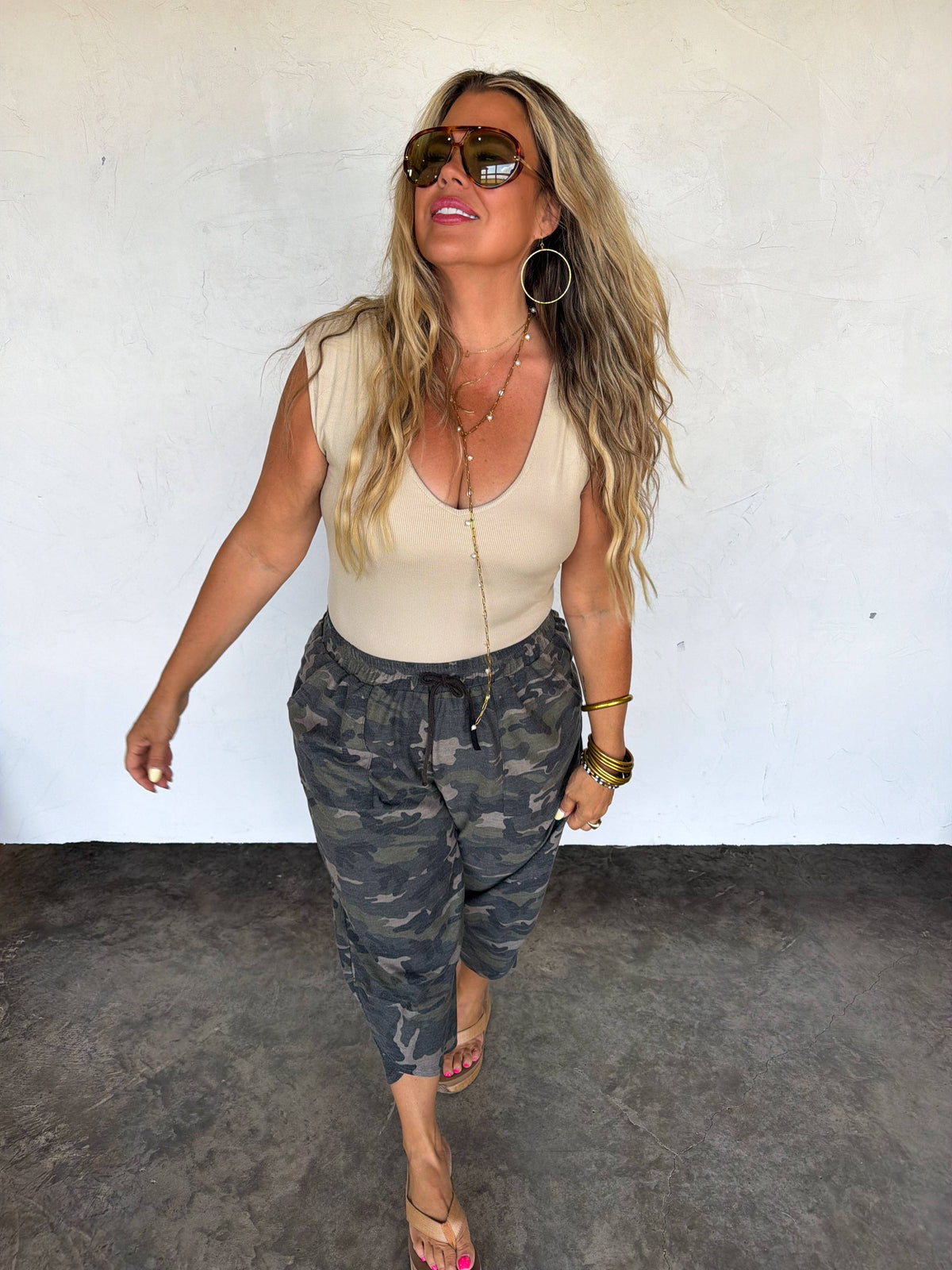 KEATON TERRY CAMO PANTS
