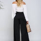 Smocked WAIST BEND GAUCHO PANTS