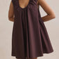 Polka Dot Sleeveless A-Line Dress