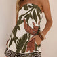 Polka Dot Strapless Shorts Set