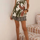 Polka Dot Strapless Shorts Set