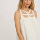 CAGED NECK TANK TOP
