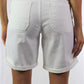 White or Black Cuffed shorts